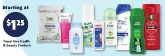 Family Dollar Travel Size Health & Beauty Products offer