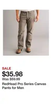 Cabela's RedHead Pro Series Canvas Pants for Men offer