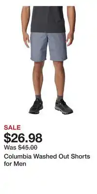 Cabela's Columbia Washed Out Shorts for Men offer