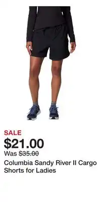 Cabela's Columbia Sandy River II Cargo Shorts for Ladies offer