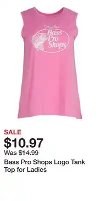 Cabela's Bass Pro Shops Logo Tank Top for Ladies offer