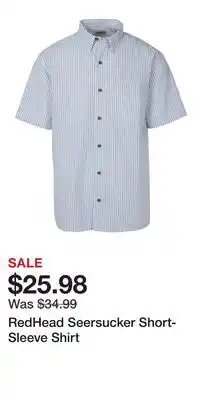 Cabela's RedHead Seersucker Short-Sleeve Shirt offer