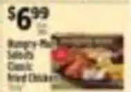 Pioneer Supermarkets Hungry Man Salads Classic Fried Chicken offer