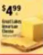 Pioneer Supermarkets Great Lakes American Cheese offer