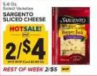 Food Lion Sargento sliced cheese offer