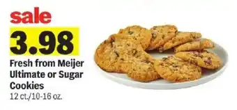 Meijer Fresh from Meijer Ultimate or Sugar Cookies offer