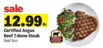 Meijer Certified Angus Beef T-Bone Steak offer