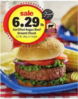 Meijer Certified Angus Beef Ground Chuck offer