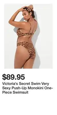 Victoria's Secret Victoria's Secret Swim Very Sexy Push-Up Monokini One-Piece Swimsuit offer