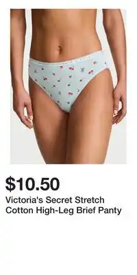 Victoria's Secret Victoria's Secret Stretch Cotton High-Leg Brief Panty offer