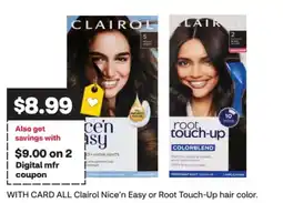 CVS Clairol Nice'n Easy or Root Touch-Up hair color offer