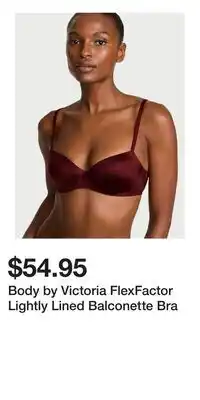 Victoria's Secret Body by Victoria FlexFactor Lightly Lined Balconette Bra offer