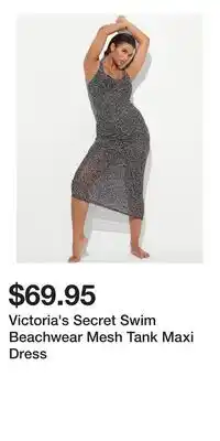 Victoria's Secret Victoria's Secret Swim Beachwear Mesh Tank Maxi Dress offer
