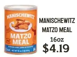 Seven Mile Market Manischewitz matzo meal offer