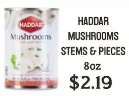 Seven Mile Market Haddar mushrooms stems & pieces offer