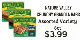 Seven Mile Market Nature Valley crunchy granola bars offer