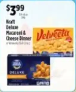 Pioneer Supermarkets Kraft Deluxe Macaroni & Cheese Dinner offer