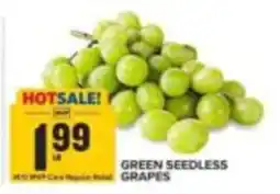 Food Lion Green Seedless Grapes offer