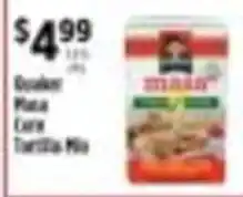 Pioneer Supermarkets Quaker Masa Corn Tortilla Mix offer