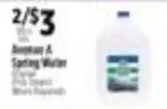 Pioneer Supermarkets Arrowhead Spring Water offer
