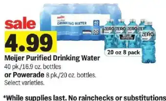 Meijer Meijer Purified Drinking Water offer