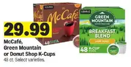 Meijer McCafé, Green Mountain or Donut Shop K-Cups offer