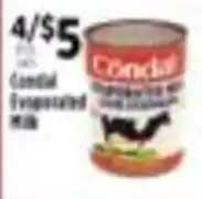 Pioneer Supermarkets Condal evaporated milk offer