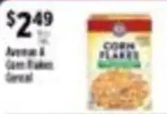 Pioneer Supermarkets Avenue & Corn Flakes Cereal offer