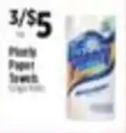 Pioneer Supermarkets Plant Paper Towels offer