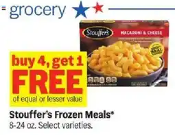 Meijer Stouffer's Frozen Meals offer