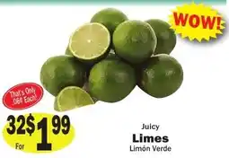 Sellers Bros Juicy Limes offer