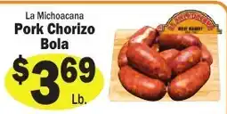Sellers Bros La Michoacana Pork Chorizo Bola offer