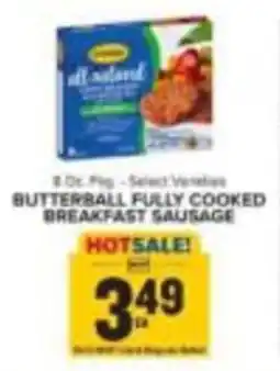 Food Lion Butterball Fully Cooked Breakfast Sausage offer