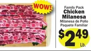 Sellers Bros Family Pack Chicken Milanesa offer