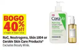 Meijer RoC, Neutrogena, Skin 1004 or CeraVe Skin Care Products offer