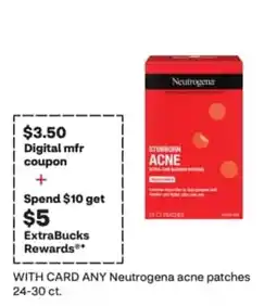 CVS Neutrogena acne patches offer