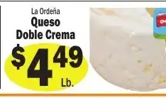 Sellers Bros La OrdeΓ±a queso doble crema offer