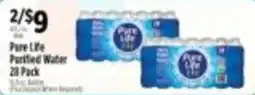 Pioneer Supermarkets Pure Life Purified Water offer
