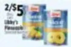Pioneer Supermarkets Libby's Pineapple Sliced offer