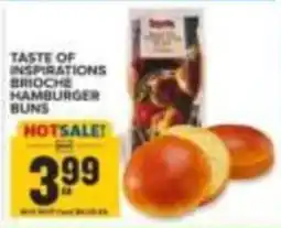 Food Lion Taste of Inspirations Brioche Hamburger Buns offer