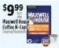 Pioneer Supermarkets Maxwell House coffee k-cup offer