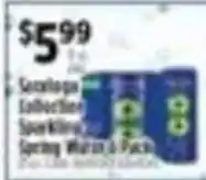 Pioneer Supermarkets Sodastream Collector Sparkling Spring Water 4-Pack offer