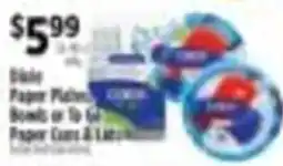 Pioneer Supermarkets Dixie Paper Plates, Bowls or To Go Paper Cups & Lids offer