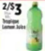 Pioneer Supermarkets Tropicana Lemon Juice offer