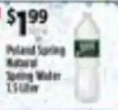 Pioneer Supermarkets Poland Spring Natural Spring Water offer