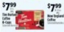 Pioneer Supermarkets Tim Hortons Coffee 8-Caps offer