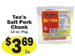 Sellers Bros Tex's salt pork chunk offer