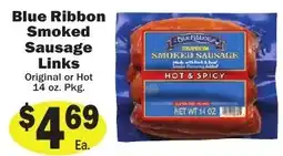 Sellers Bros Blue Ribbon smoked sausage links offer