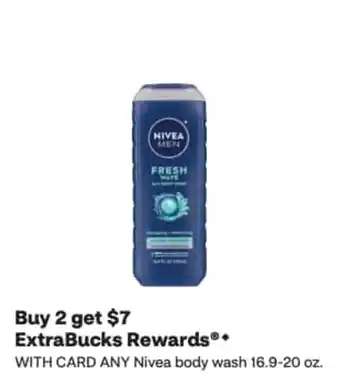 CVS Nivea body wash offer