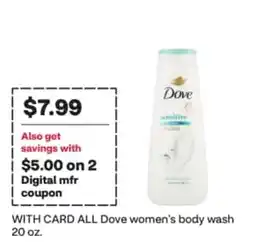 CVS All Dove women's body wash offer